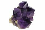 Deep Purple Amethyst Crystals - Congo #148650-3